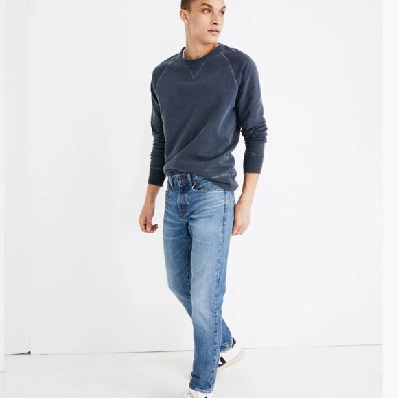 Madewell k6277 Slim Everyday Flex Jeans Eco Edition 32/30 Repaired - preowned - Picture 4 of 13